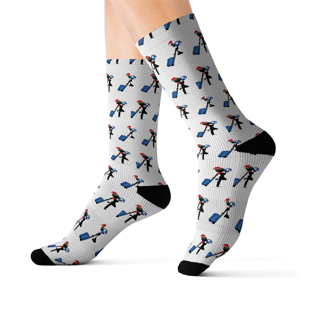 Just Travel Sis Christmas Sublimation Socks