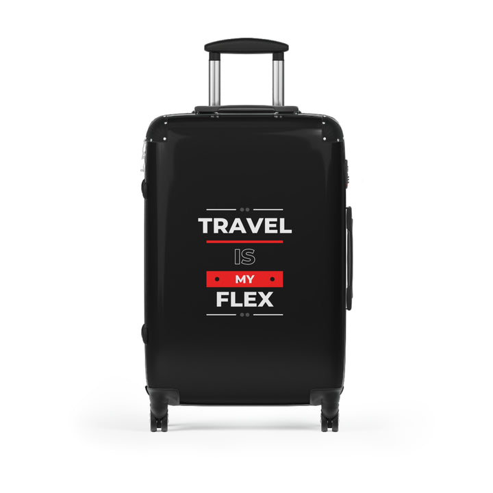 Travel is My Flex Carryon Suitcase