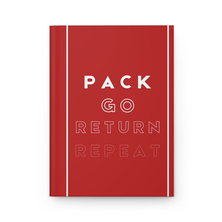 Pack Go Return Repeat Hardcover Journal Matte